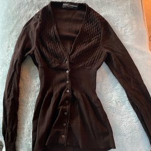 Vintage wool dolce and gabbana sweater/shirt